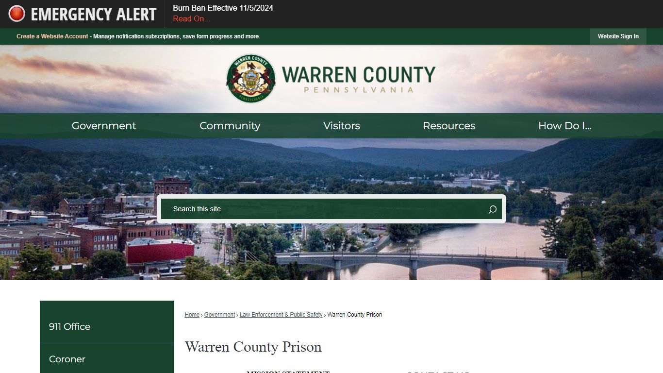 Warren County Prison | Warren County, PA